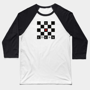 I love chess Baseball T-Shirt